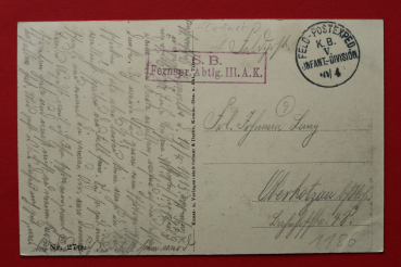 Postcard PC 1913 Apremont WWI France